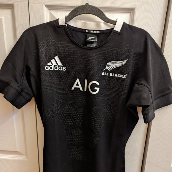 adidas Other - New Zealand All Blacks Rugby 2019 Home Pro Adidas Jersey Size L Large
